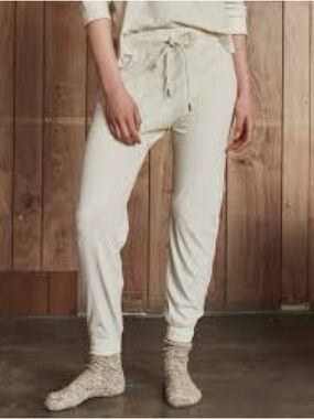 THE GREAT Women's Cropped Drawstring Jogger Sweatpants